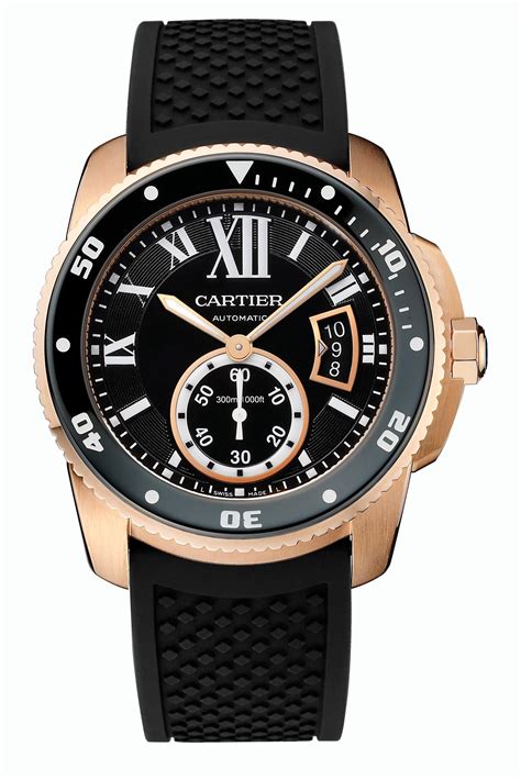 cartier calibre rose gold